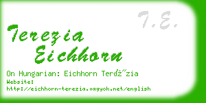 terezia eichhorn business card